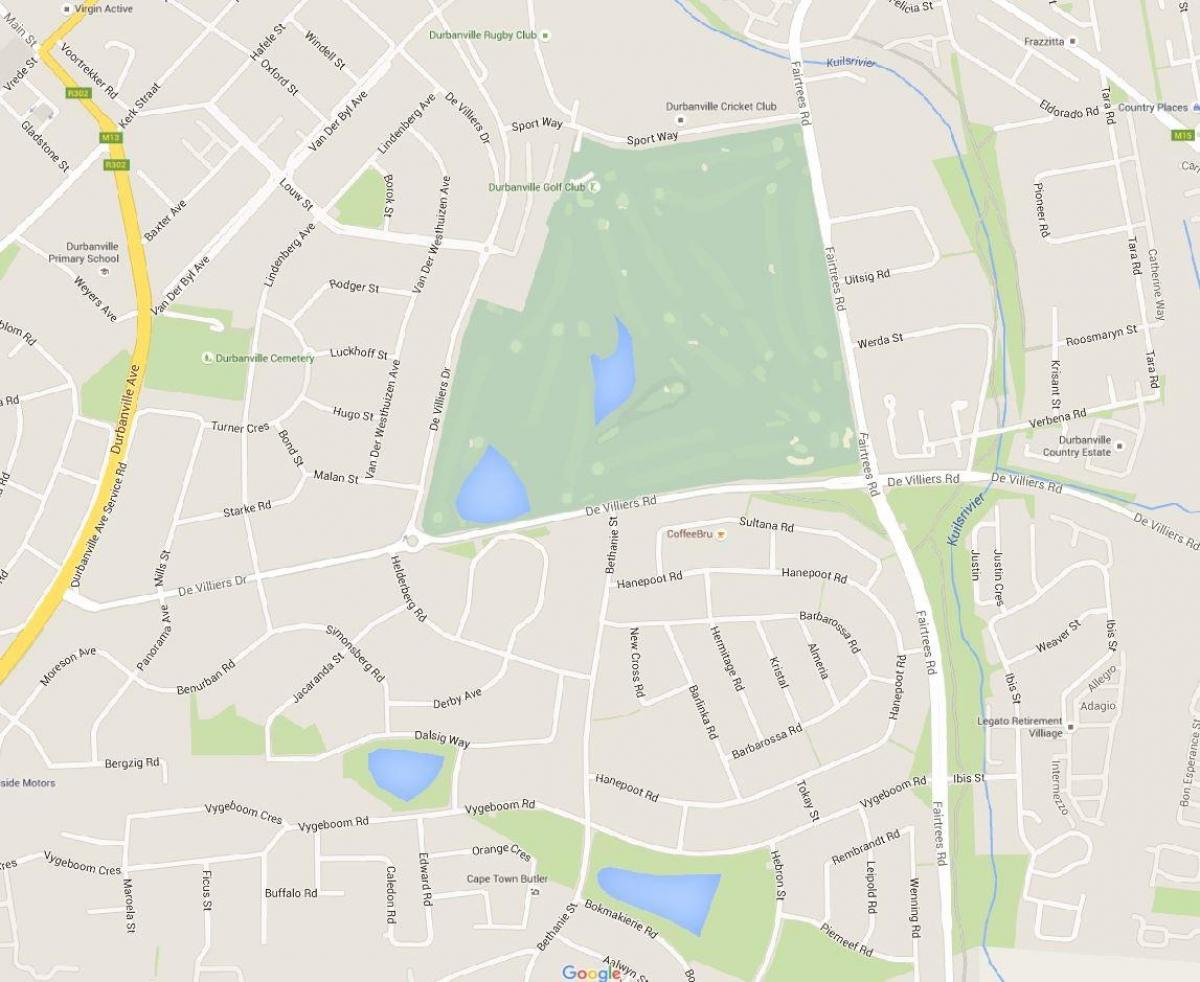 durbanville کیپ تاون نقشه