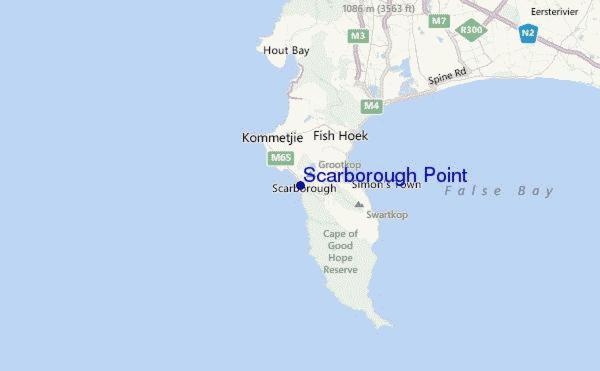 نقشه scarborough کیپ تاون