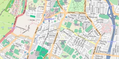 نقشه از کرس کیپ تاون