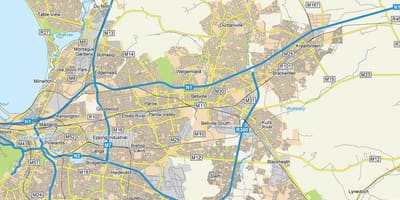 Bellville, کیپ تاون, نقشه