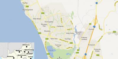 نقشه blouberg
