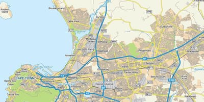 نقشه edgemead کیپ تاون