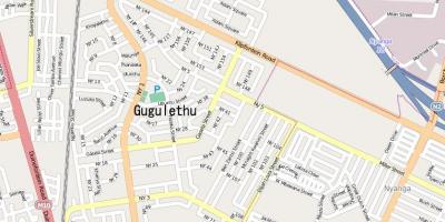 نقشه gugulethu کیپ تاون