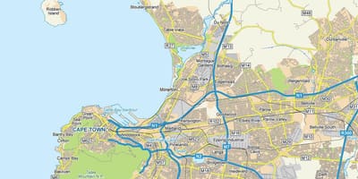 Milnerton, کیپ تاون, نقشه