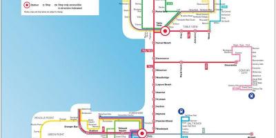 Myciti, اتوبوس, نقشه مسیر