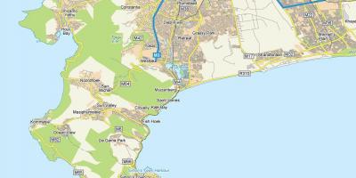 نقشه muizenberg کیپ تاون