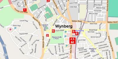  نقشه wynberg کیپ تاون