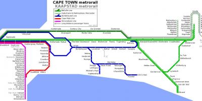 Cape Town metro map